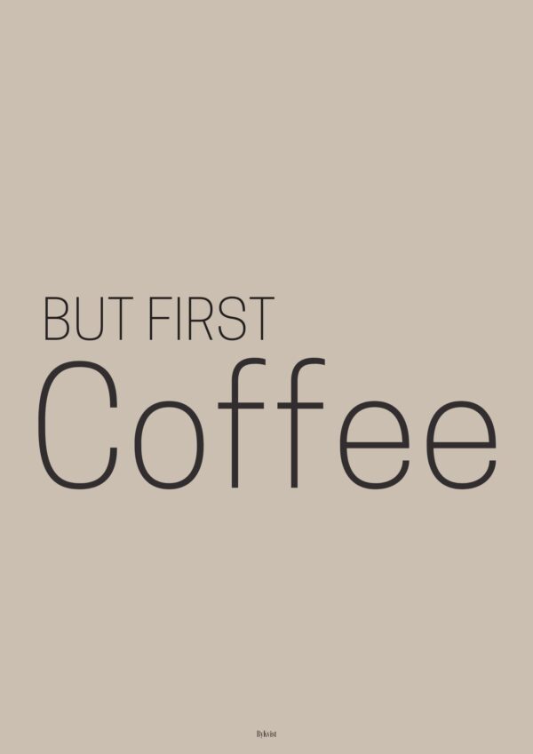 Kaffe plakat