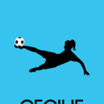 personlig fodbold plakat