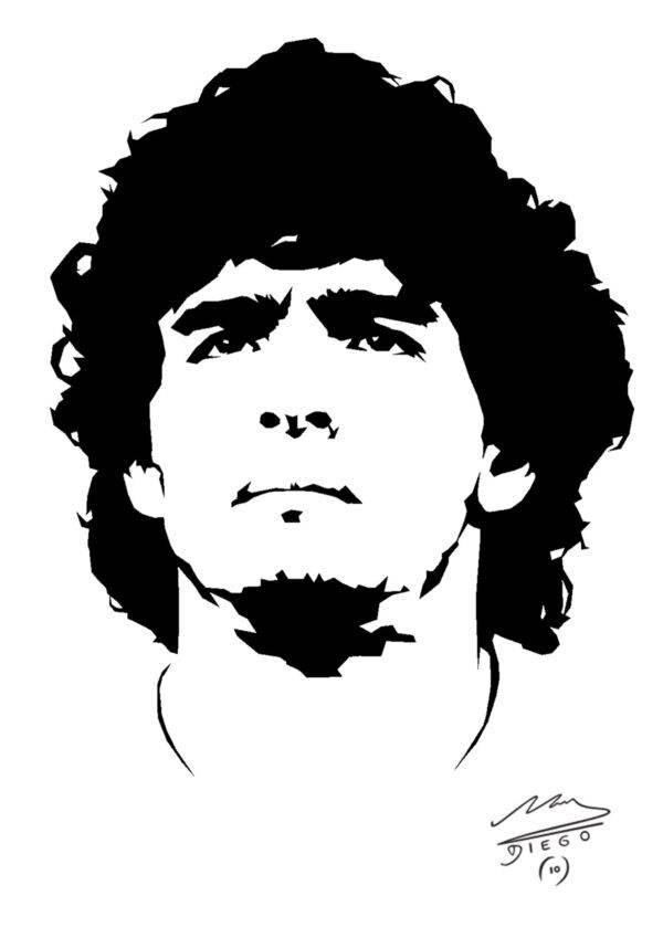 Diego Maradona plakat
