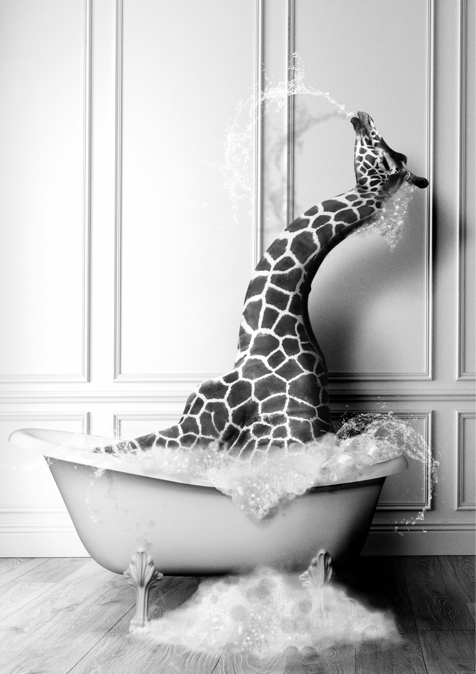 Plakat til baedeværelset