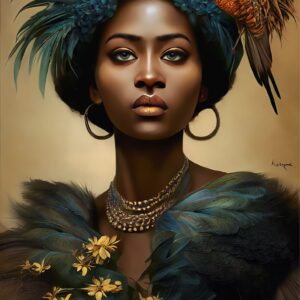 Afro dame