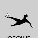 personlig fodbold plakat