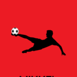 personlig fodbold plakat