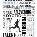 Fodbold plakat