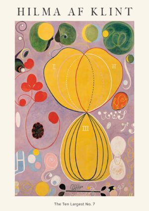 Hilma af Klint The Ten Largest No7 museumsplakat