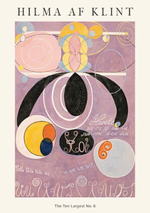 Hilma af Klint The Ten Largest No6 museumsplakat