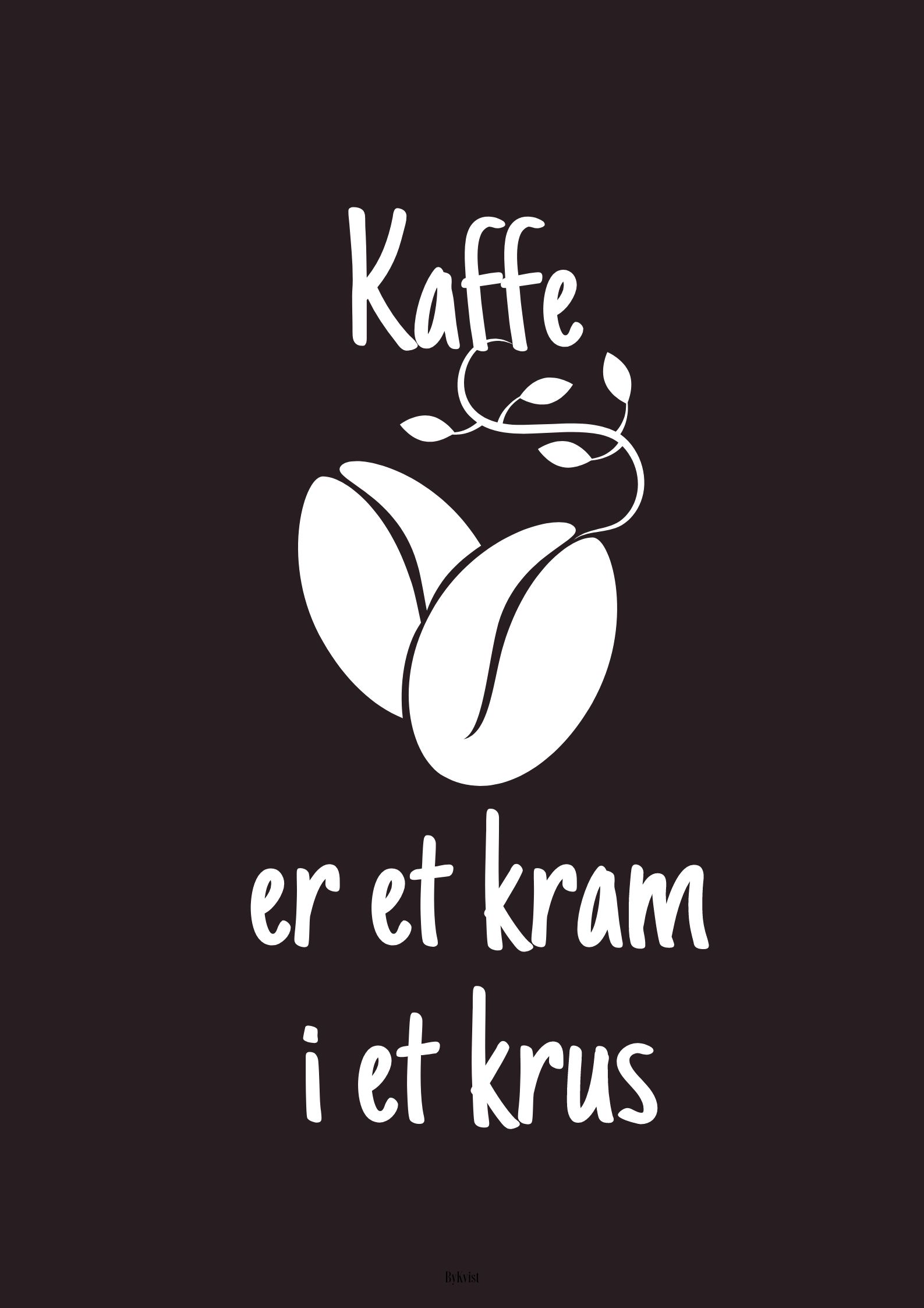 Kopi af Kopi af Kopi af Plakat – design uden navn Kaffe plakat
