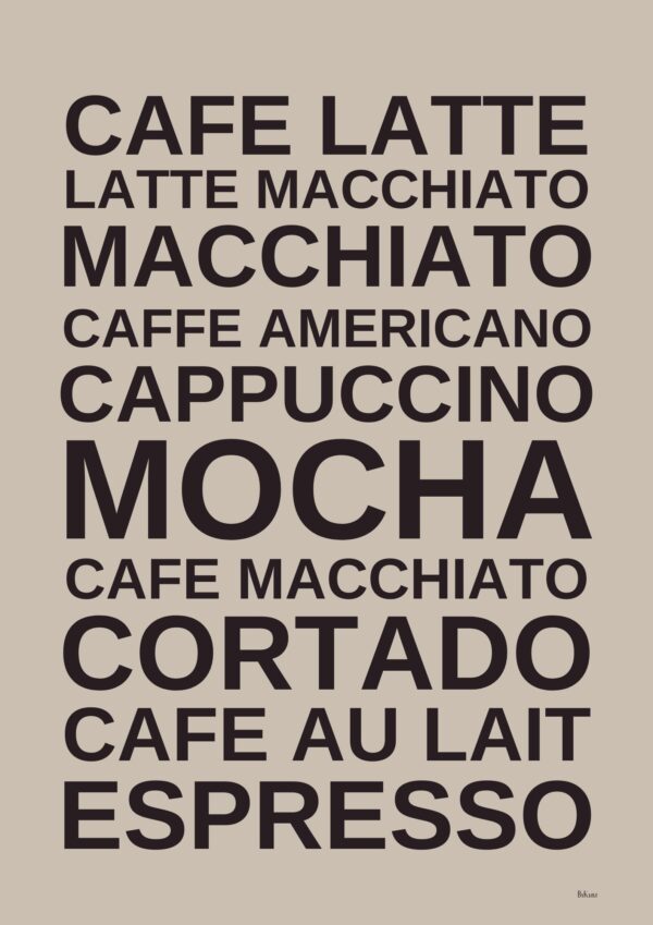 Kaffe plakat
