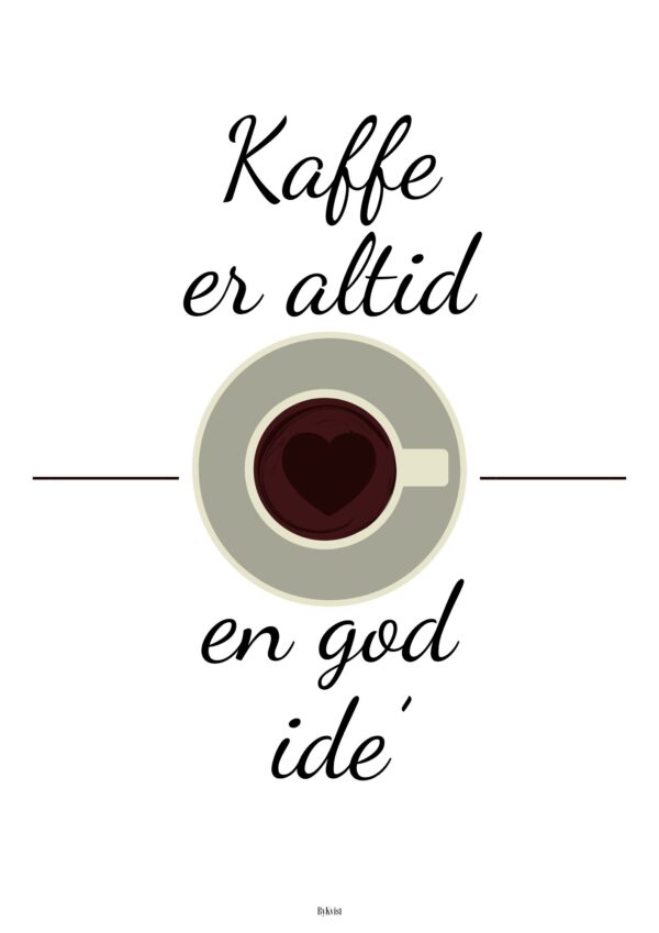 Kaffe plakat