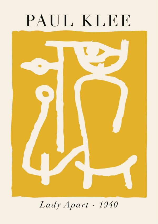 Paul Klee gul plakat