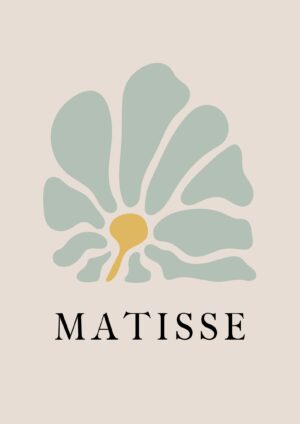 Une fleur plakat