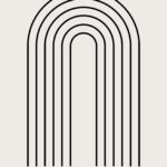 Abstrakt regnbue plakat