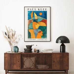 Paul Klee farverig plakat