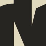 Black abstrakt liggende plakat