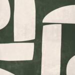 Grøn abstract lærredsb illede