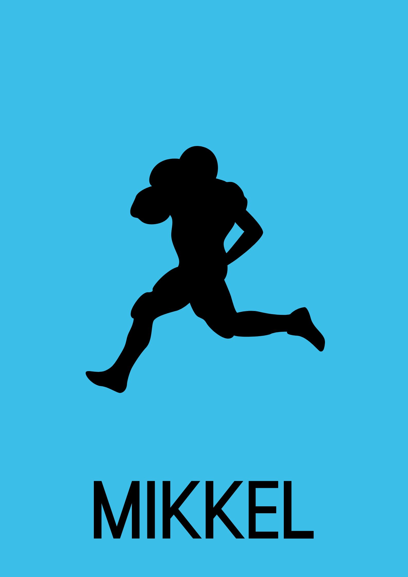 Amerikanst fodbold 1 Amerikansk fodbold plakat