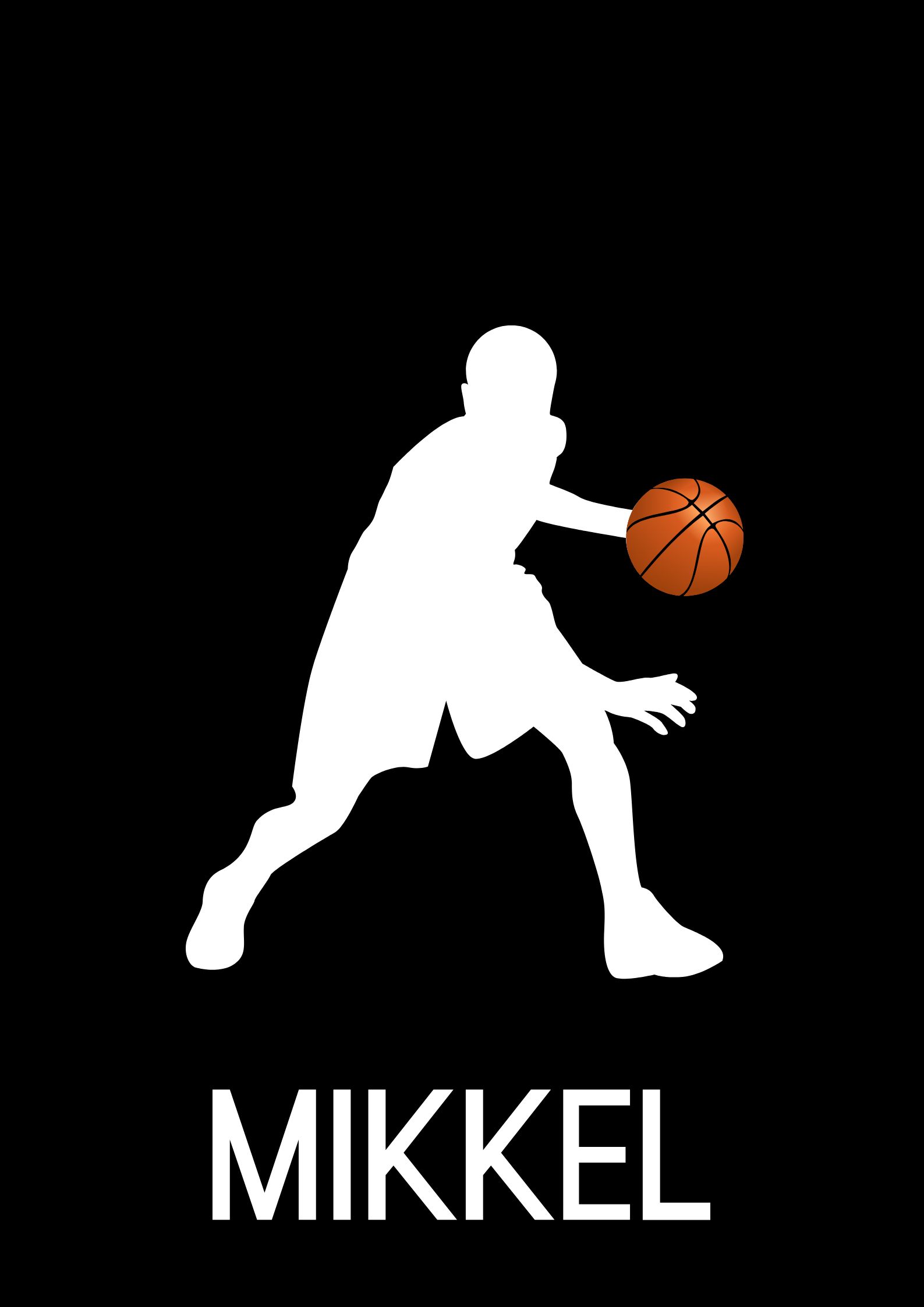 Basket 3 Basketball plakat