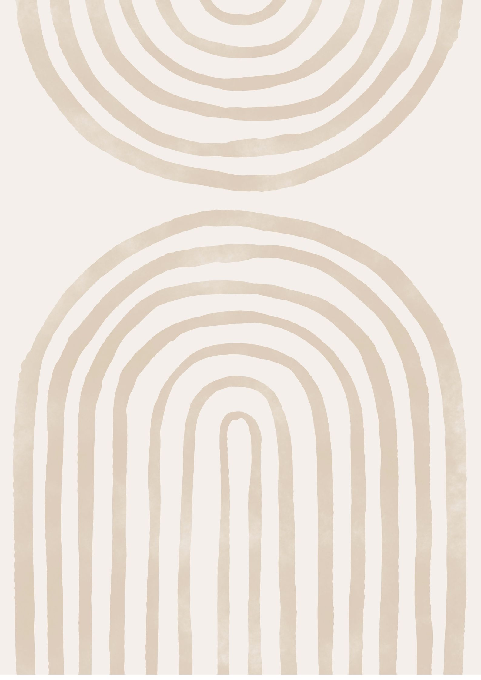 Plakat med abstrakt regnbue