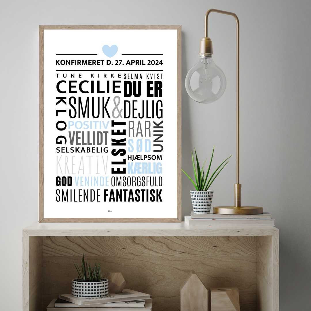 Konfirmations plakat