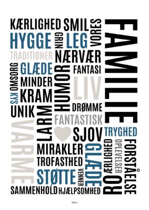 Familieplakat