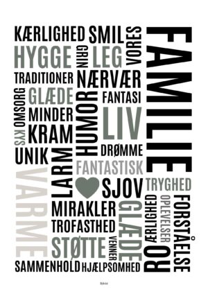 Familieplakat