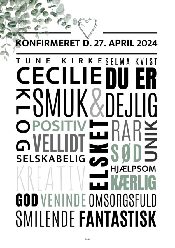 Konfirmand gave