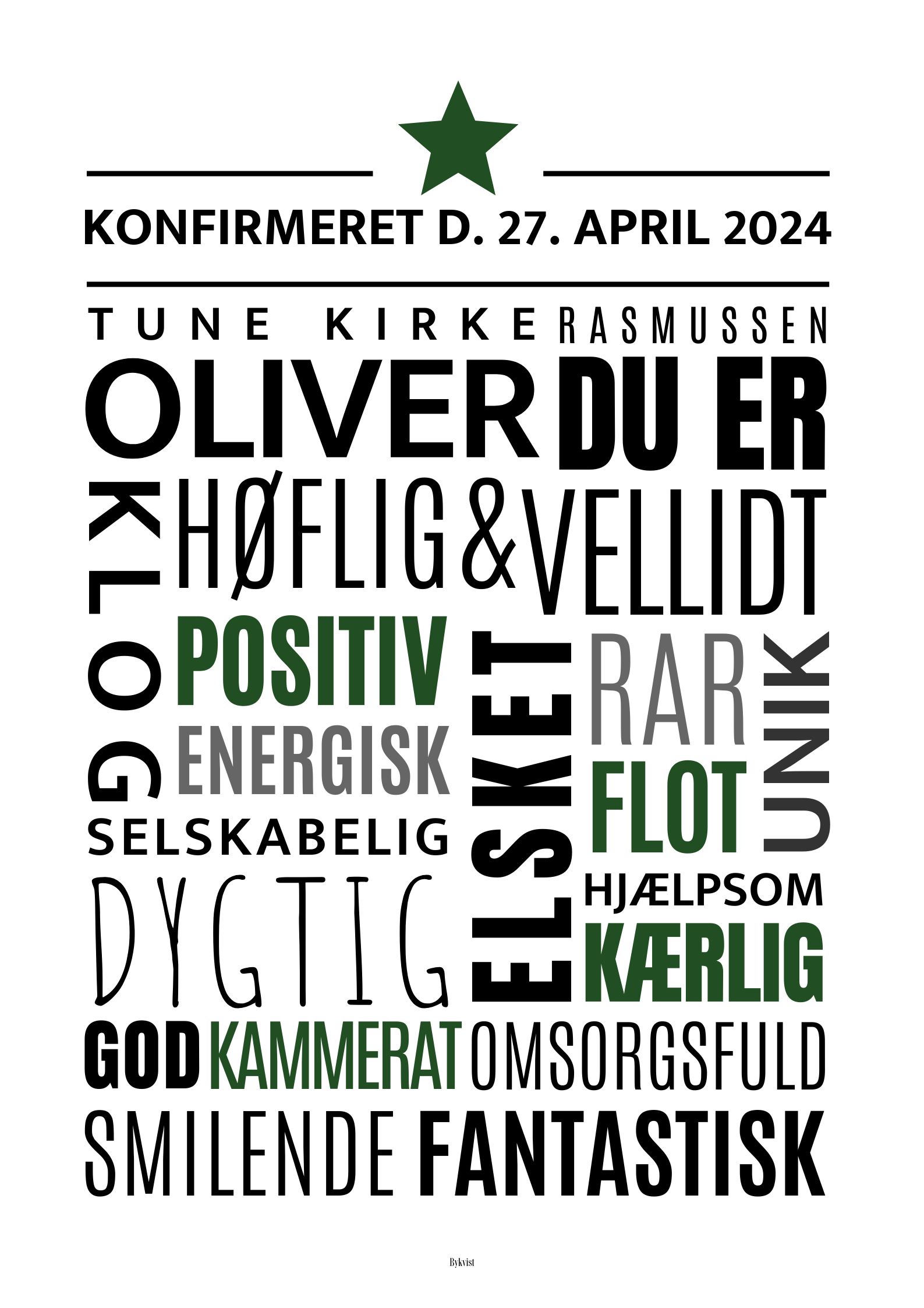 Konfirmation 2024 grøn