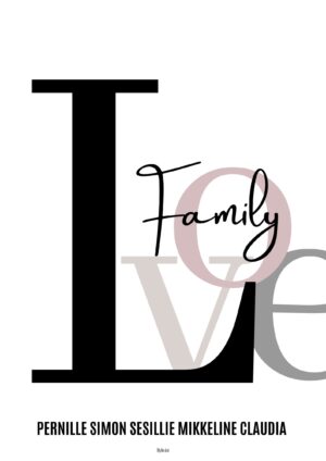 Familieplakat
