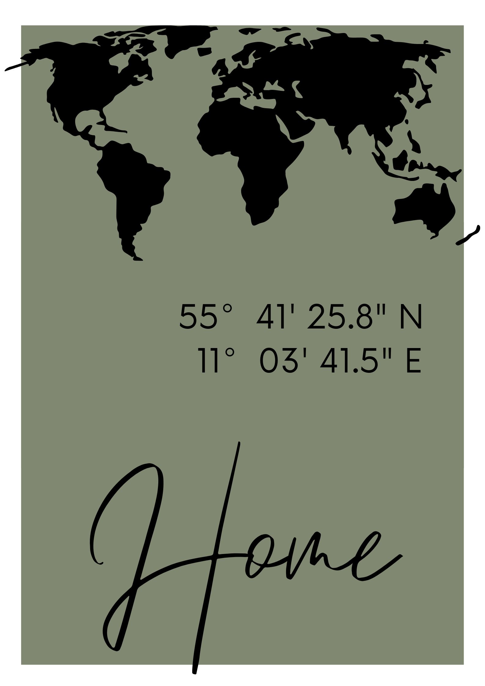 Kopi af Kopi af Home (2) Koordinatplakat