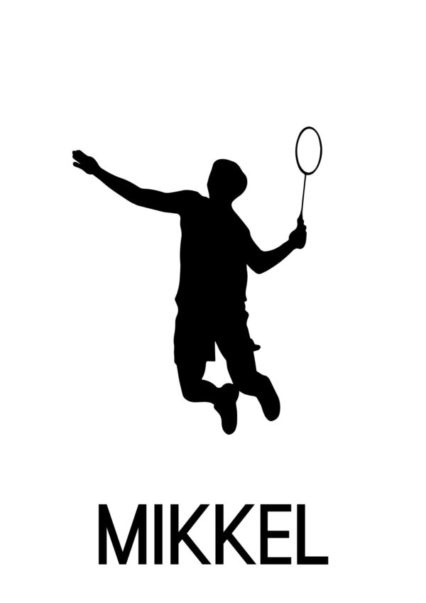 Badminton plakat