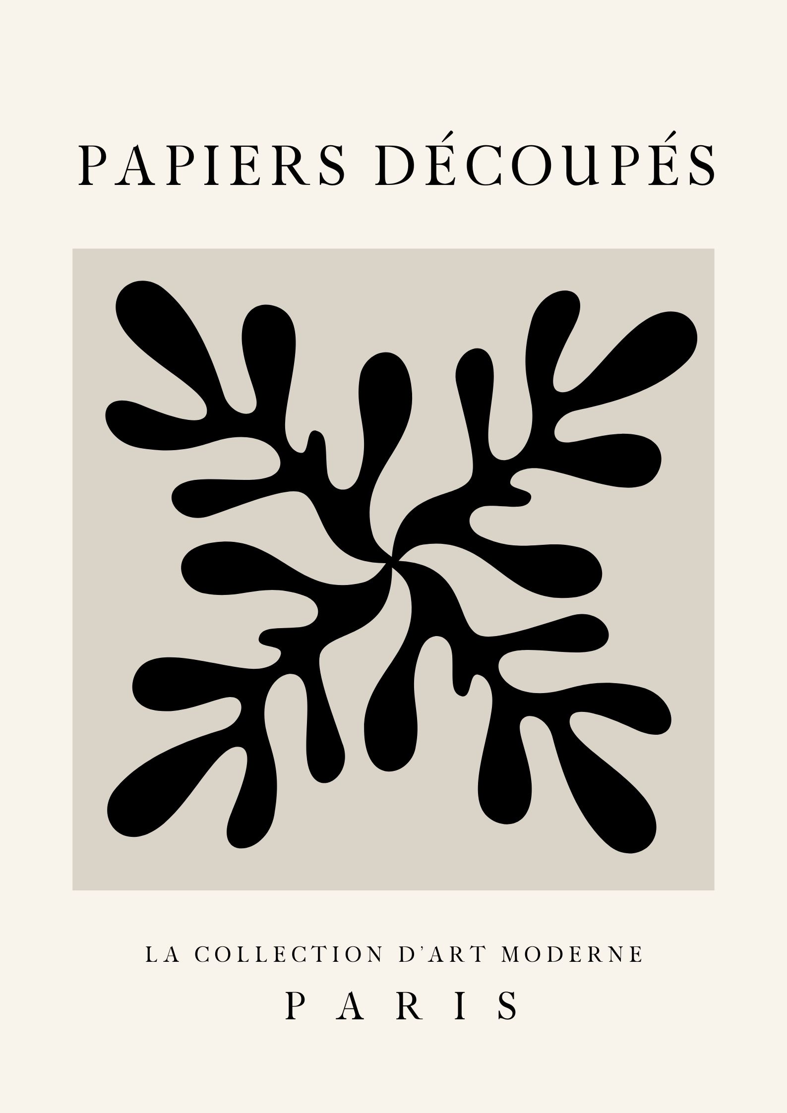 Kopi af Kopi af Kopi af Papiers grå (Plakat (stående)) - Kopi Matisse plakat