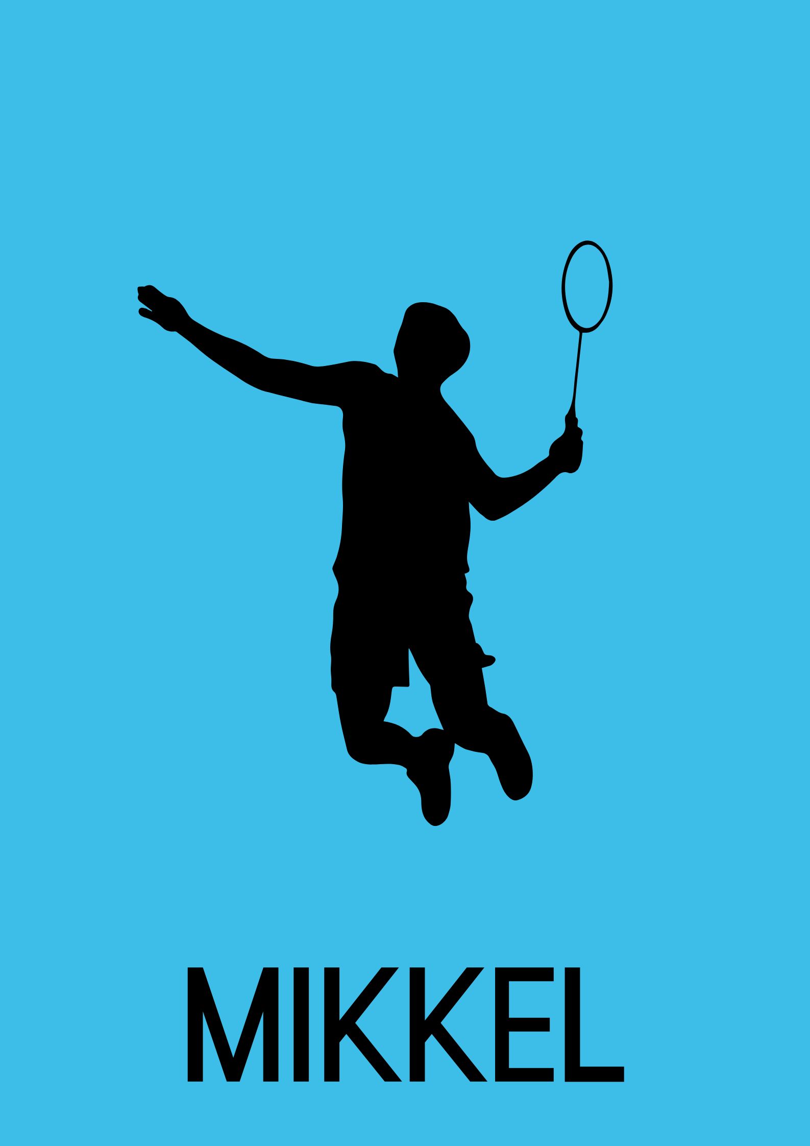 Badminton plakat