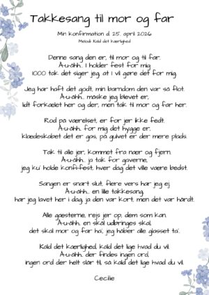 DOWNLOAD Takkesang/blå blomster