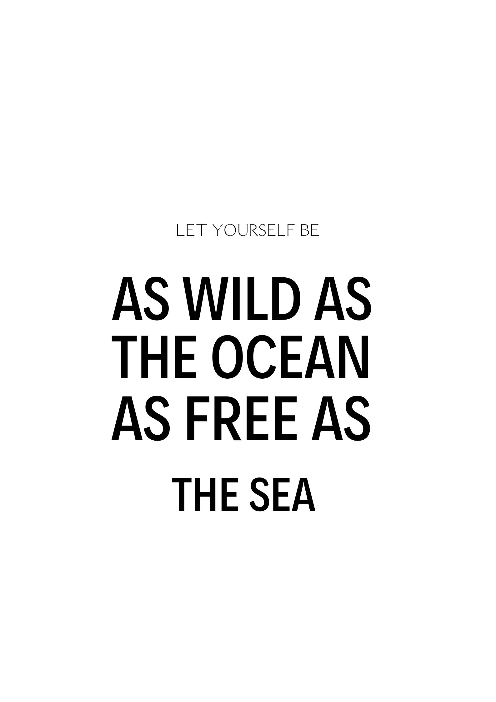 Kopi af Let yourself be Citatplakat