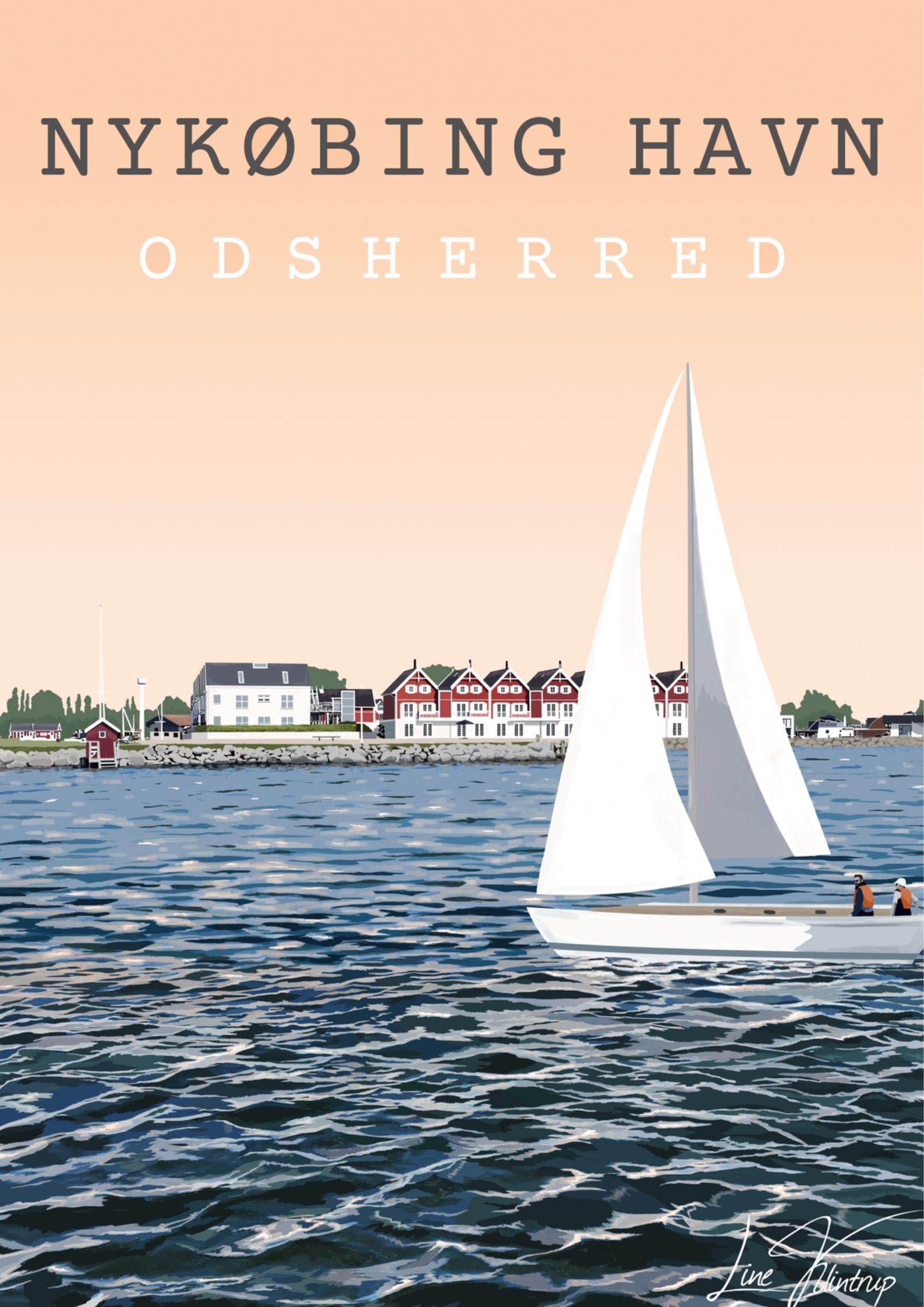 Nykøbing havn plakat