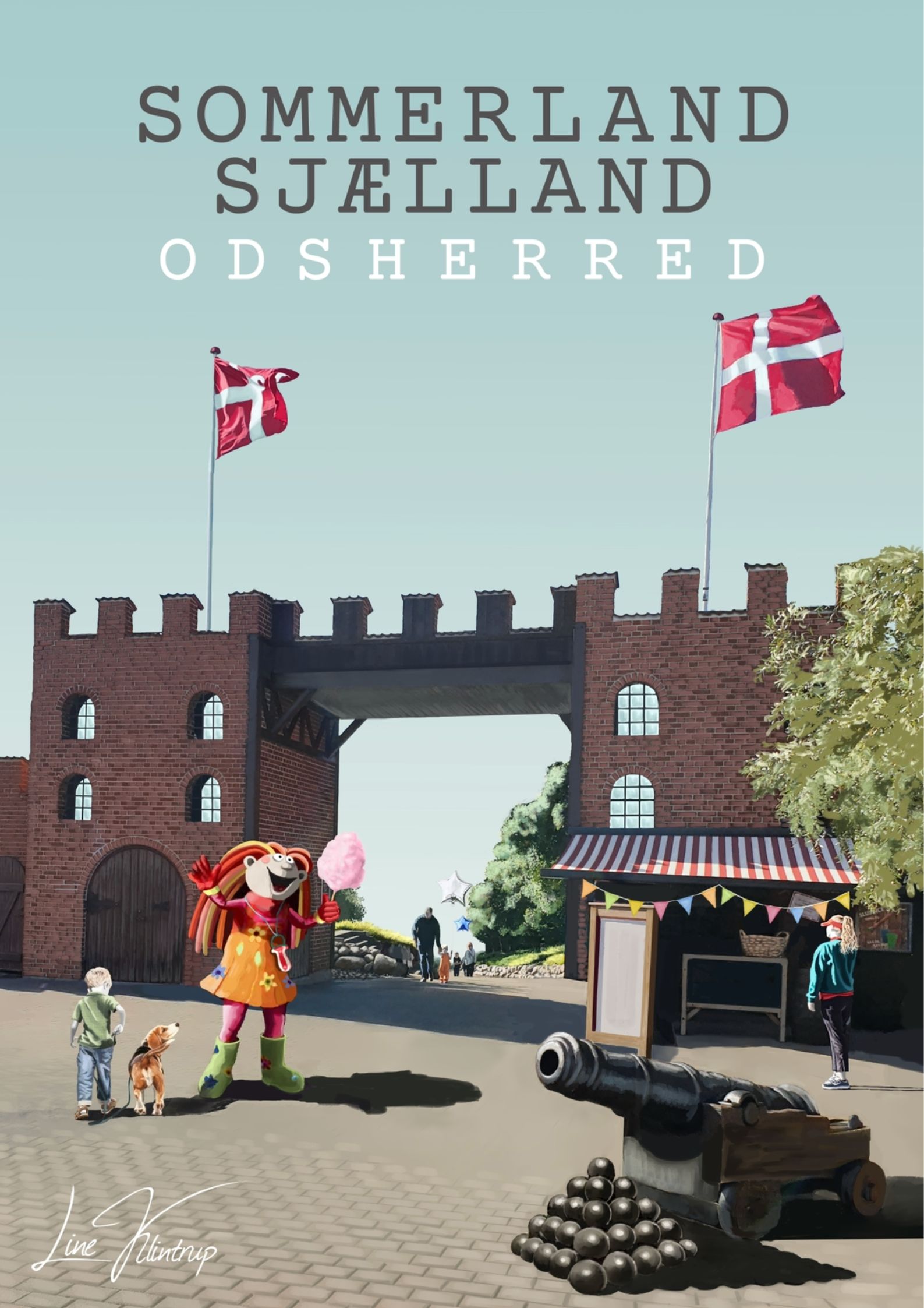 Odsherredplakat Sommerland Sjælland
