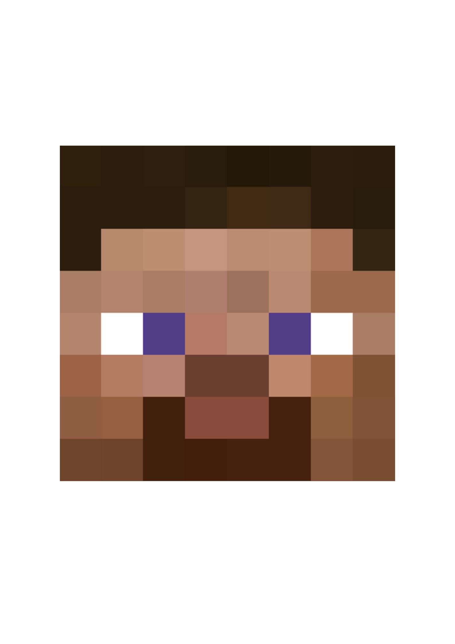 Steve Minecraft plakat