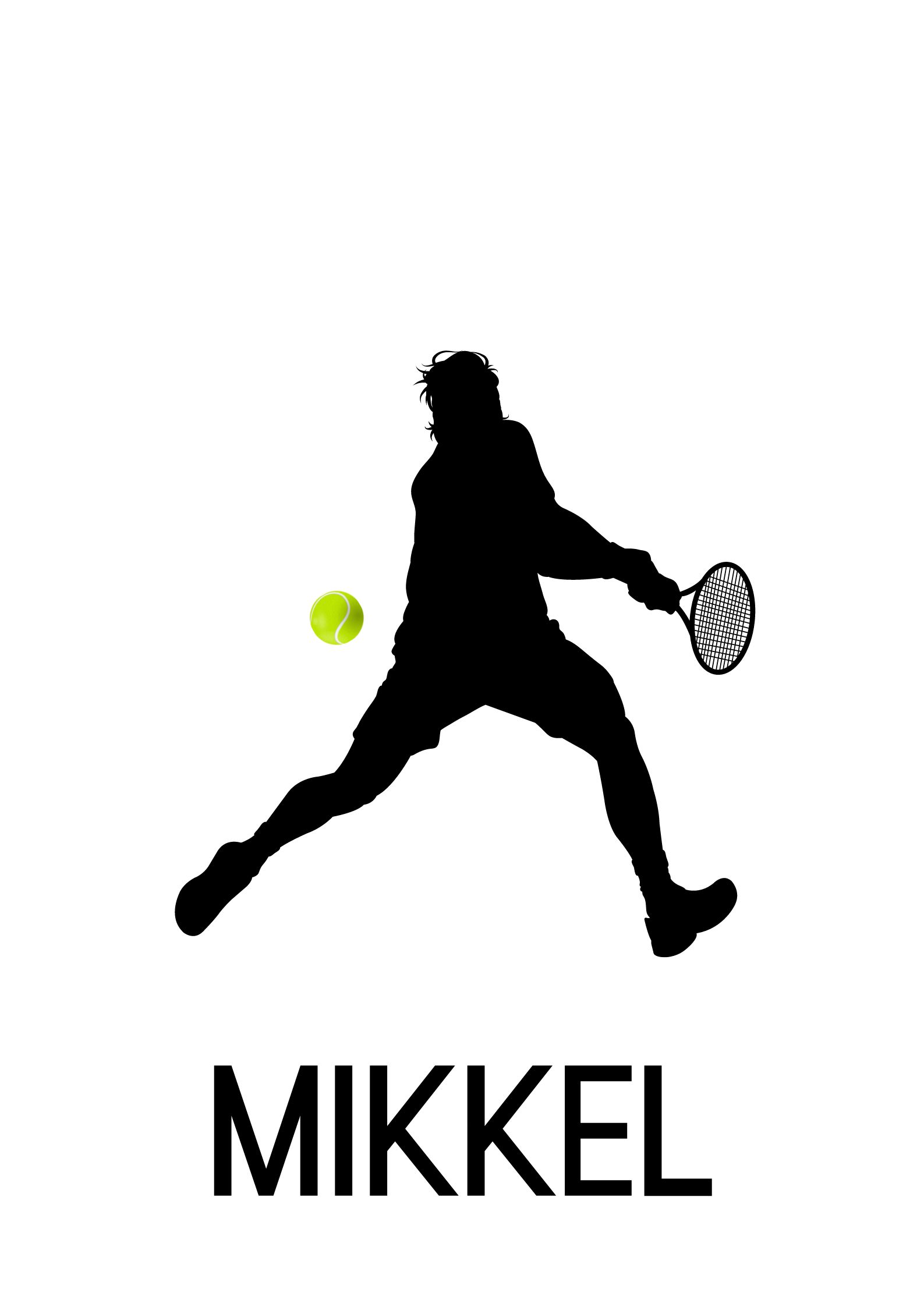 Tennis 4 Tennisplakat