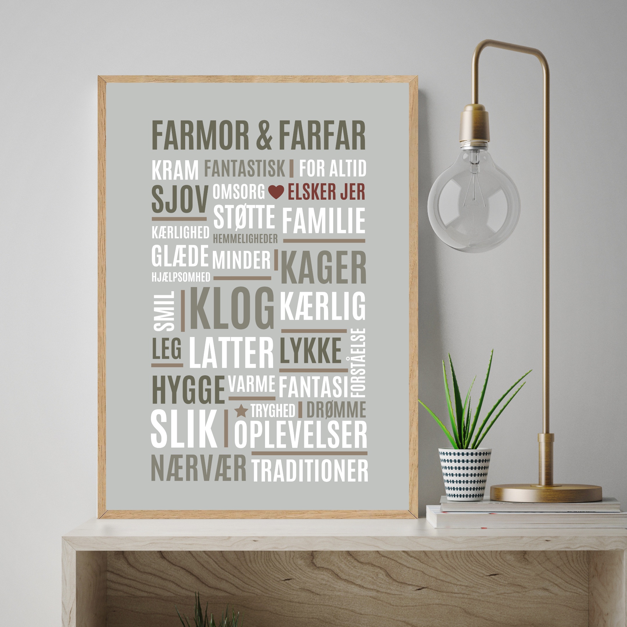 Farmor og farfar plakat