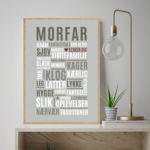 Morfar plakat