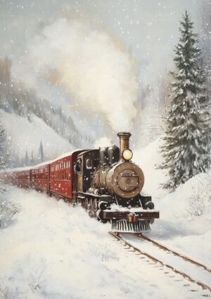Winter Train Plakat