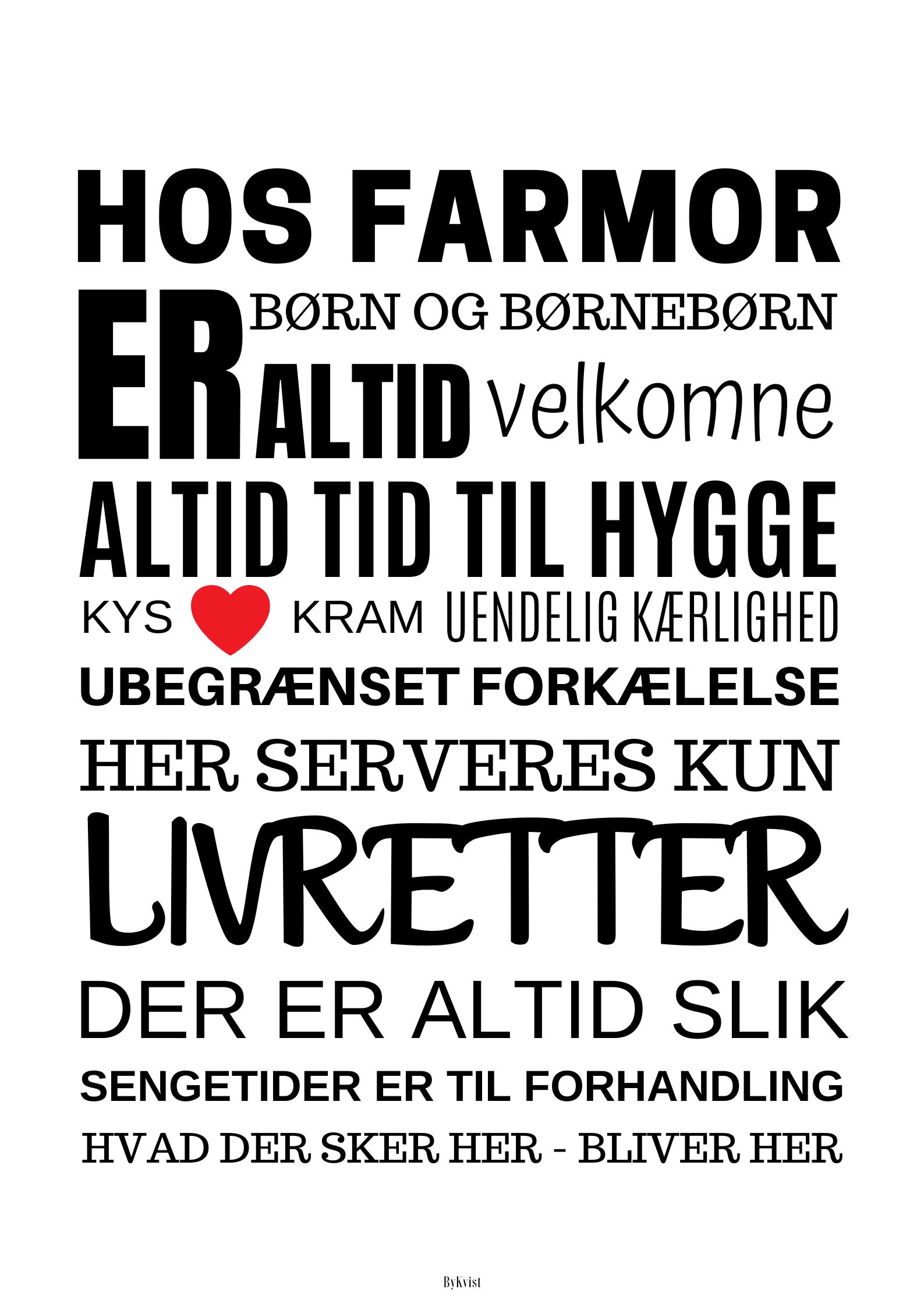 Farmor plakat