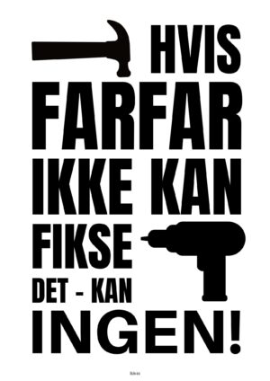 Farfar plakat