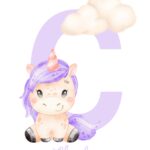 Børneplakat unicorn