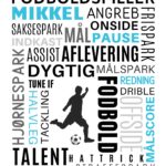 Fodbold plakat