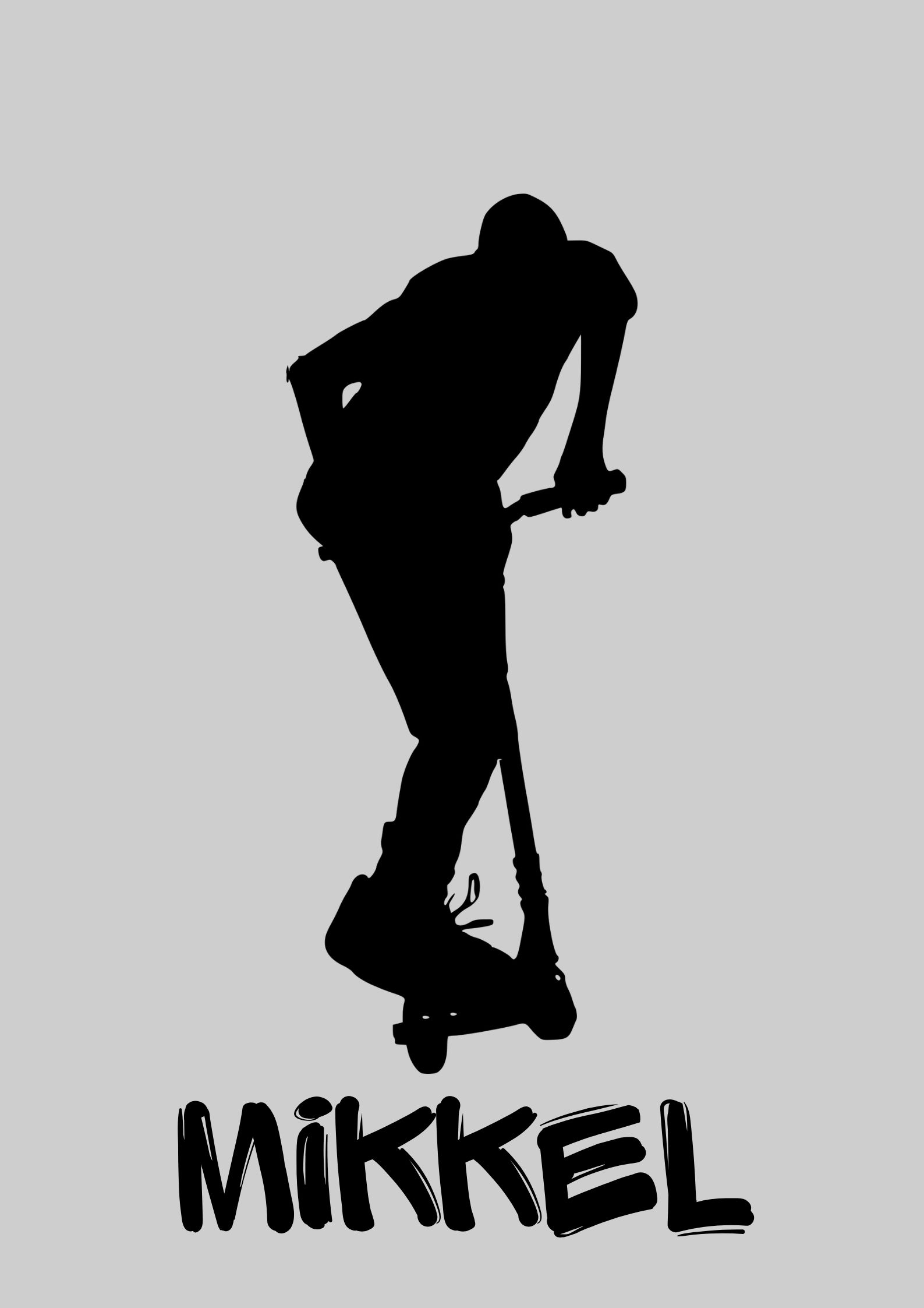 Løbehjul grå Løbehjul