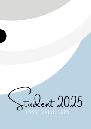 Student 2025/lyseblå plakat