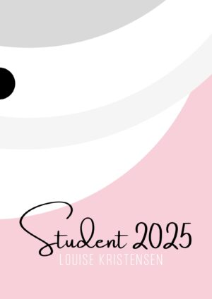 Student 2025/lyserød plakat