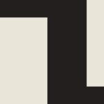 Sort abstrakt plakat