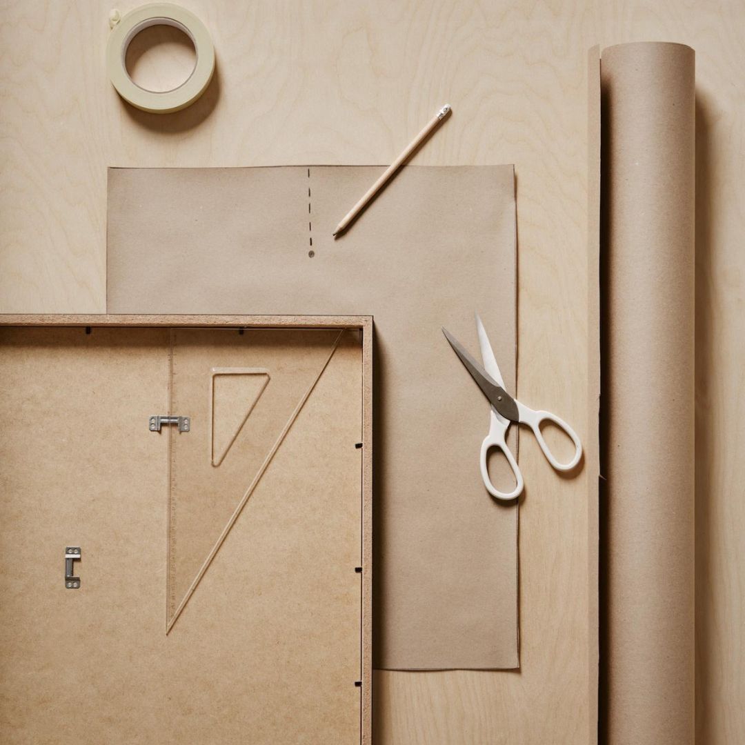 Skabelon til billedvæg